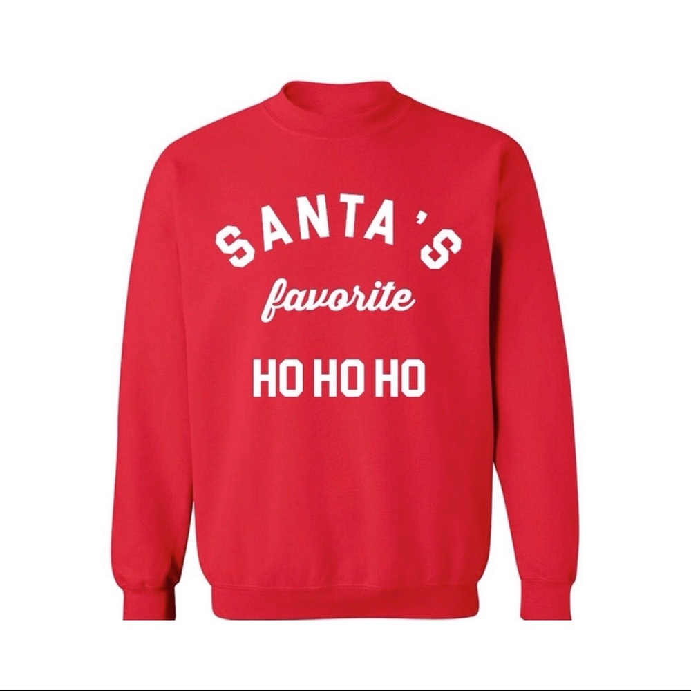 🎅🏻 Santa’s Favorite Funny Christmas Sweatshirt